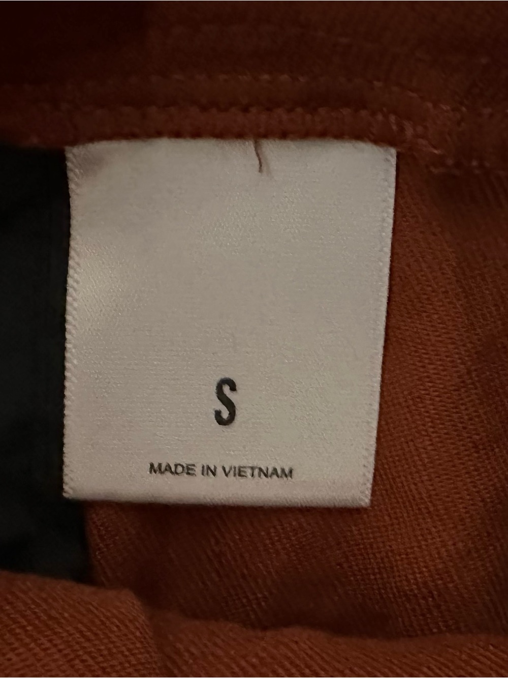 Express Linen Pants Rust Color Hi Rise - Picture 8 of 10